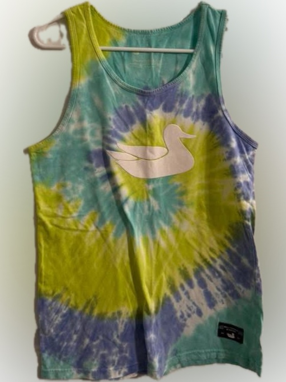 Southern Marsh Tie-Dye Tank Top in Lime, Teal & Purple 4/$25 - Picture 3 of 3
